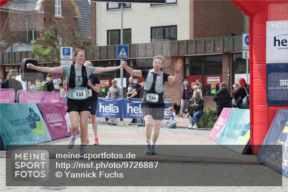 10.05.2026 - 8. Wedeler Halbmarathon Yannick Fuchs http://msf.ph/oto/9726887 10.05.2026 12:09:53 Ziel 133, 134, 208 meine-sportfotos.de