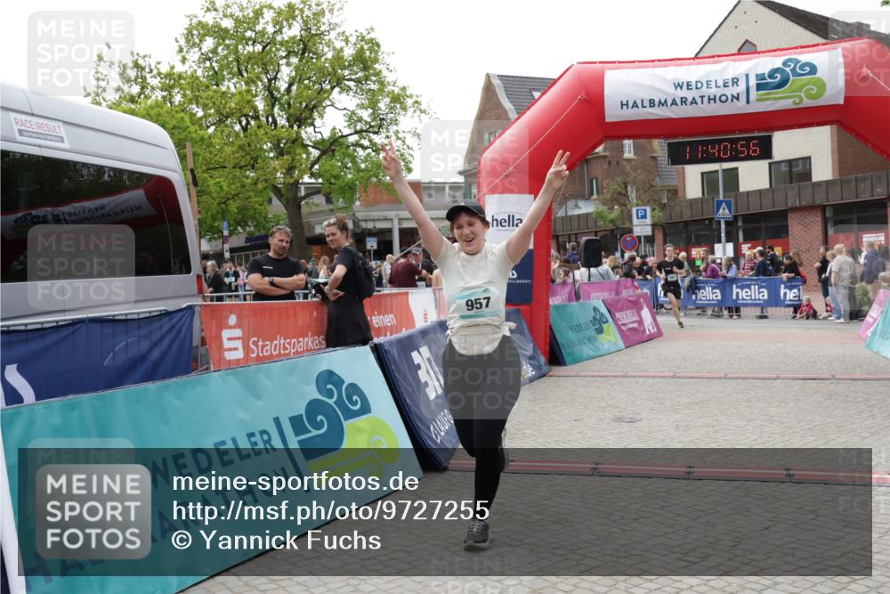10.05.2026 - 8. Wedeler Halbmarathon Yannick Fuchs http://msf.ph/oto/9727255 10.05.2026 11:40:54 Ziel 340, 591, 738, 957, 968, 1001 meine-sportfotos.de