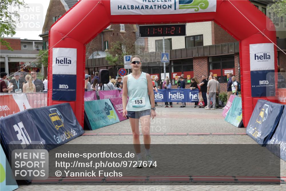 10.05.2026 - 8. Wedeler Halbmarathon Yannick Fuchs http://msf.ph/oto/9727674 10.05.2026 11:41:19 Ziel 54, 153 meine-sportfotos.de