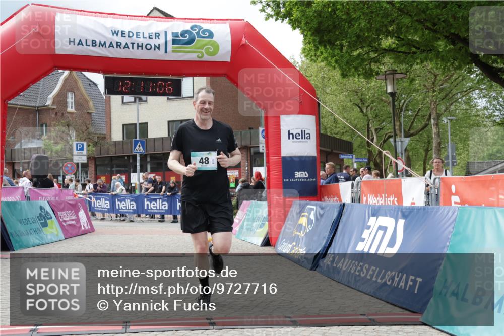 10.05.2026 - 8. Wedeler Halbmarathon Yannick Fuchs http://msf.ph/oto/9727716 10.05.2026 12:11:04 Ziel 48, 200 meine-sportfotos.de