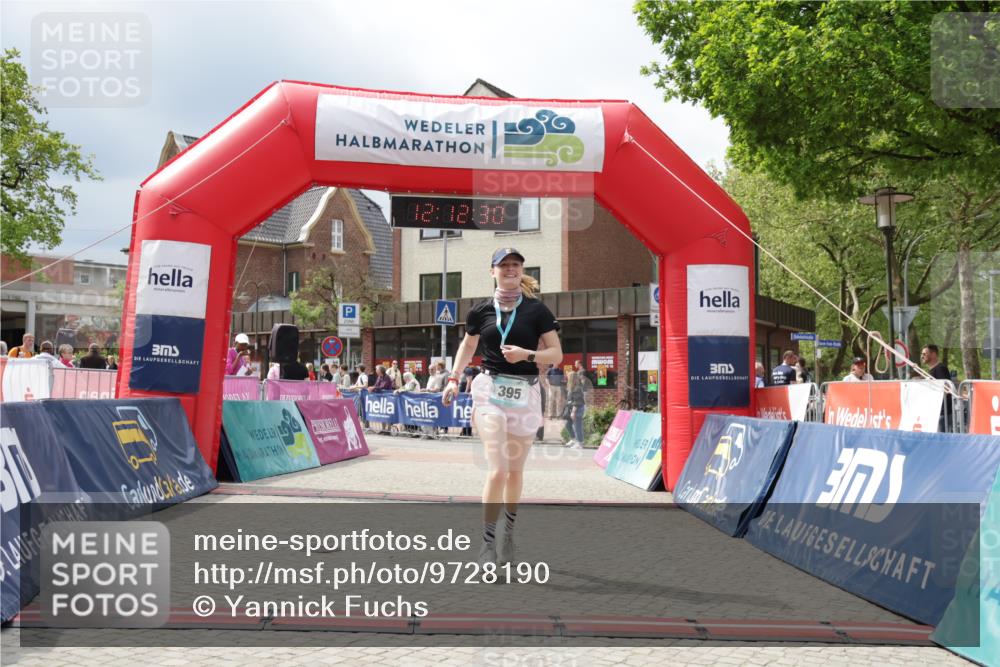 10.05.2026 - 8. Wedeler Halbmarathon Yannick Fuchs http://msf.ph/oto/9728190 10.05.2026 12:12:29 Ziel 372 meine-sportfotos.de