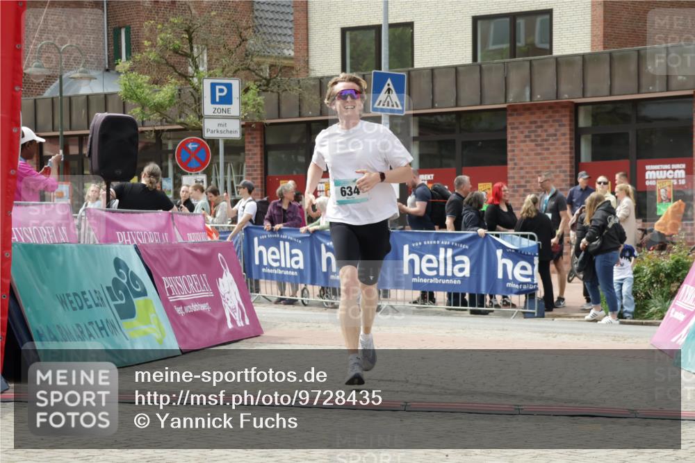 10.05.2026 - 8. Wedeler Halbmarathon Yannick Fuchs http://msf.ph/oto/9728435 10.05.2026 12:13:24 Ziel 634, 2126 meine-sportfotos.de