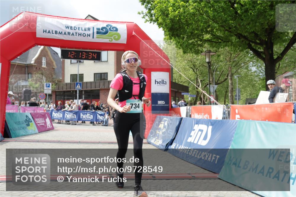 10.05.2026 - 8. Wedeler Halbmarathon Yannick Fuchs http://msf.ph/oto/9728549 10.05.2026 12:13:32 Ziel 734 meine-sportfotos.de