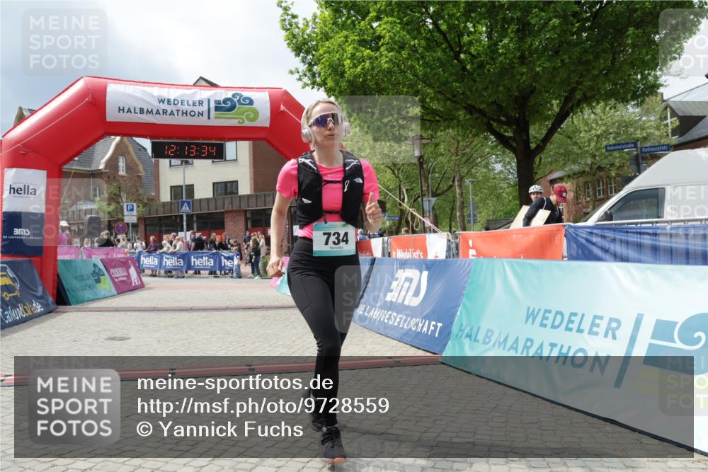 10.05.2026 - 8. Wedeler Halbmarathon Yannick Fuchs http://msf.ph/oto/9728559 10.05.2026 12:13:32 Ziel 734 meine-sportfotos.de