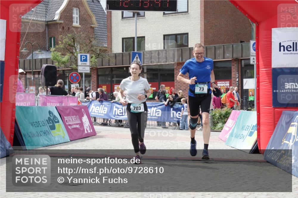10.05.2026 - 8. Wedeler Halbmarathon Yannick Fuchs http://msf.ph/oto/9728610 10.05.2026 12:13:39 Ziel 73, 703 meine-sportfotos.de