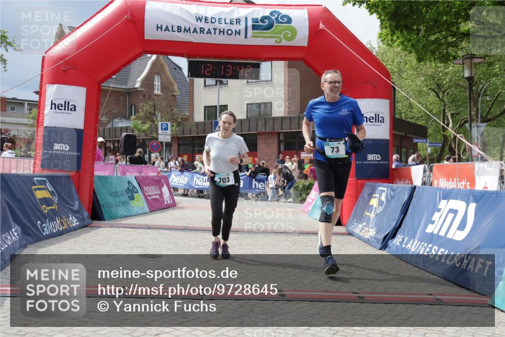 10.05.2026 - 8. Wedeler Halbmarathon Yannick Fuchs http://msf.ph/oto/9728645 10.05.2026 12:13:40 Ziel 73, 703 meine-sportfotos.de