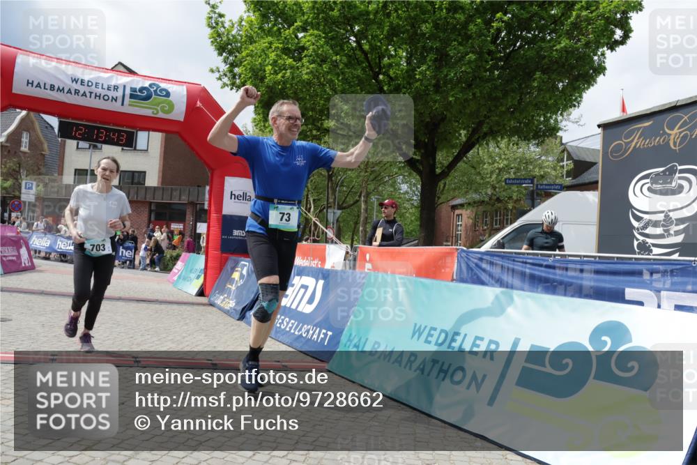 10.05.2026 - 8. Wedeler Halbmarathon Yannick Fuchs http://msf.ph/oto/9728662 10.05.2026 12:13:41 Ziel 73, 703 meine-sportfotos.de