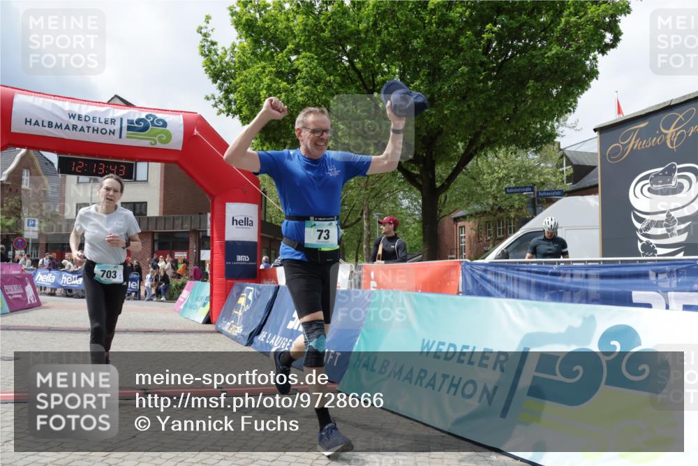 10.05.2026 - 8. Wedeler Halbmarathon Yannick Fuchs http://msf.ph/oto/9728666 10.05.2026 12:13:41 Ziel 73, 703 meine-sportfotos.de