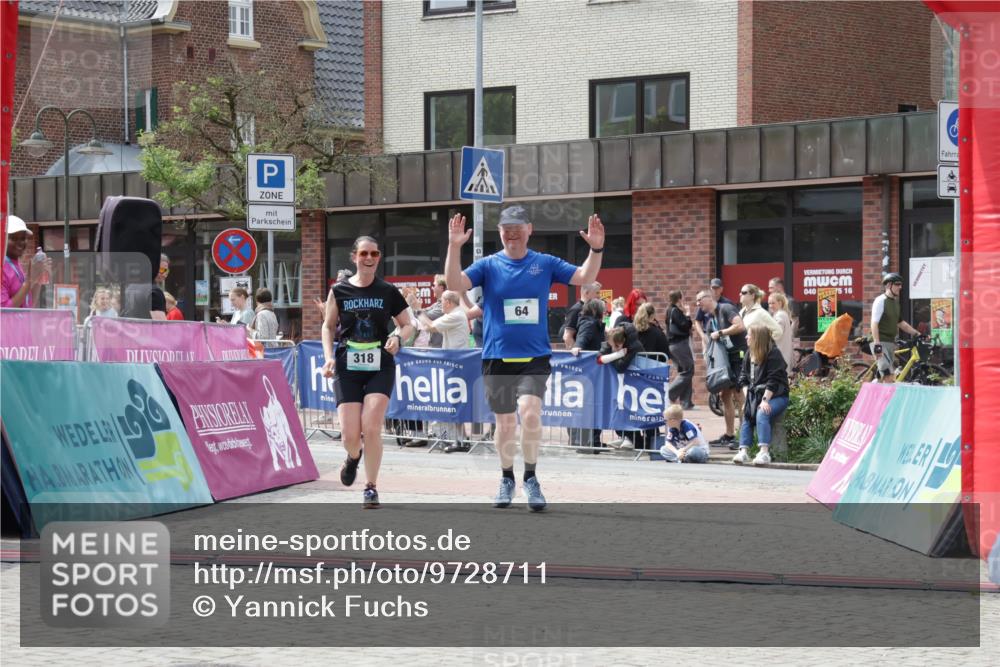 10.05.2026 - 8. Wedeler Halbmarathon Yannick Fuchs http://msf.ph/oto/9728711 10.05.2026 12:14:01 Ziel 64, 318 meine-sportfotos.de