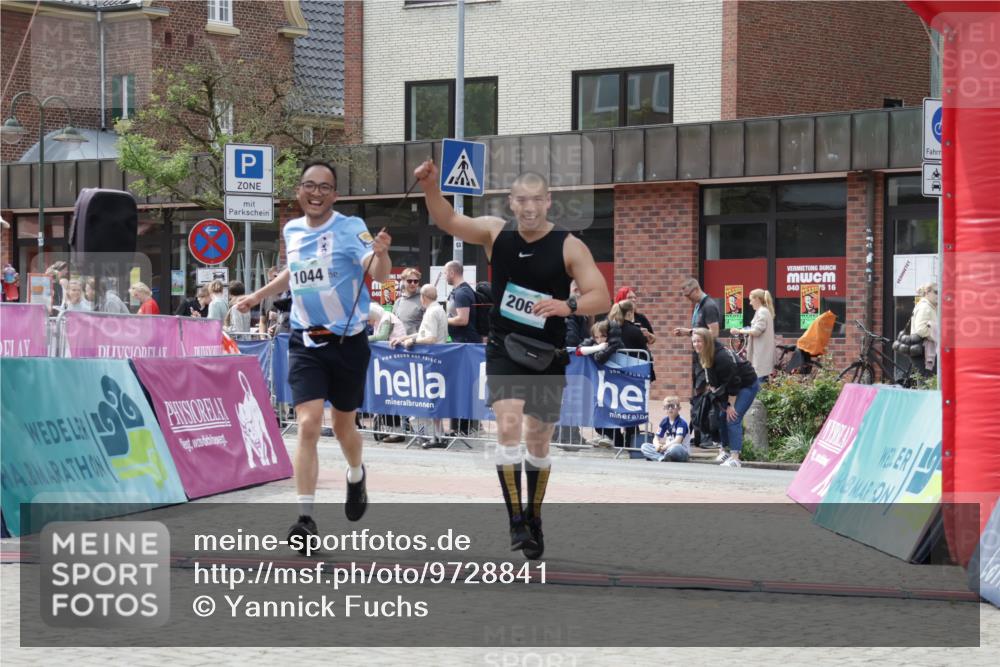 10.05.2026 - 8. Wedeler Halbmarathon Yannick Fuchs http://msf.ph/oto/9728841 10.05.2026 12:14:15 Ziel 1044, 2067 meine-sportfotos.de