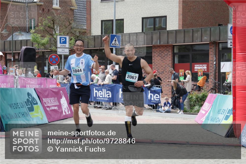 10.05.2026 - 8. Wedeler Halbmarathon Yannick Fuchs http://msf.ph/oto/9728846 10.05.2026 12:14:15 Ziel 1044, 2067 meine-sportfotos.de