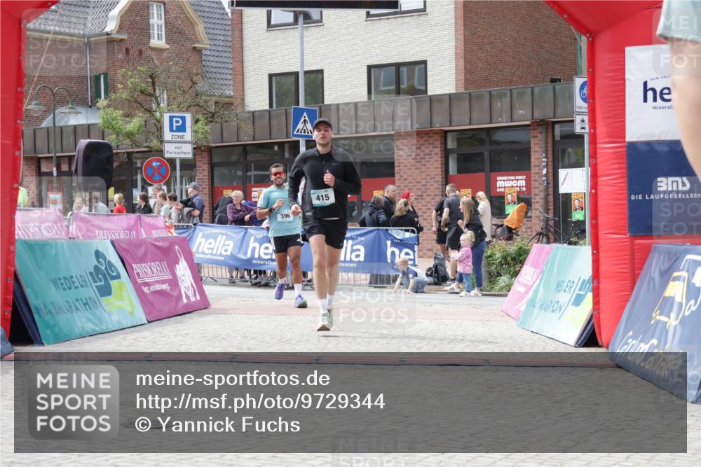 10.05.2026 - 8. Wedeler Halbmarathon Yannick Fuchs http://msf.ph/oto/9729344 10.05.2026 12:15:04 Ziel 396, 415, 613, 615 meine-sportfotos.de