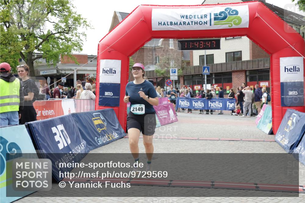 10.05.2026 - 8. Wedeler Halbmarathon Yannick Fuchs http://msf.ph/oto/9729569 10.05.2026 11:43:45 Ziel 771, 2149 meine-sportfotos.de
