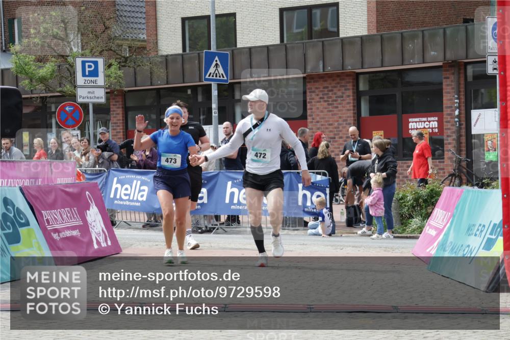 10.05.2026 - 8. Wedeler Halbmarathon Yannick Fuchs http://msf.ph/oto/9729598 10.05.2026 12:15:32 Ziel 473, 760 meine-sportfotos.de