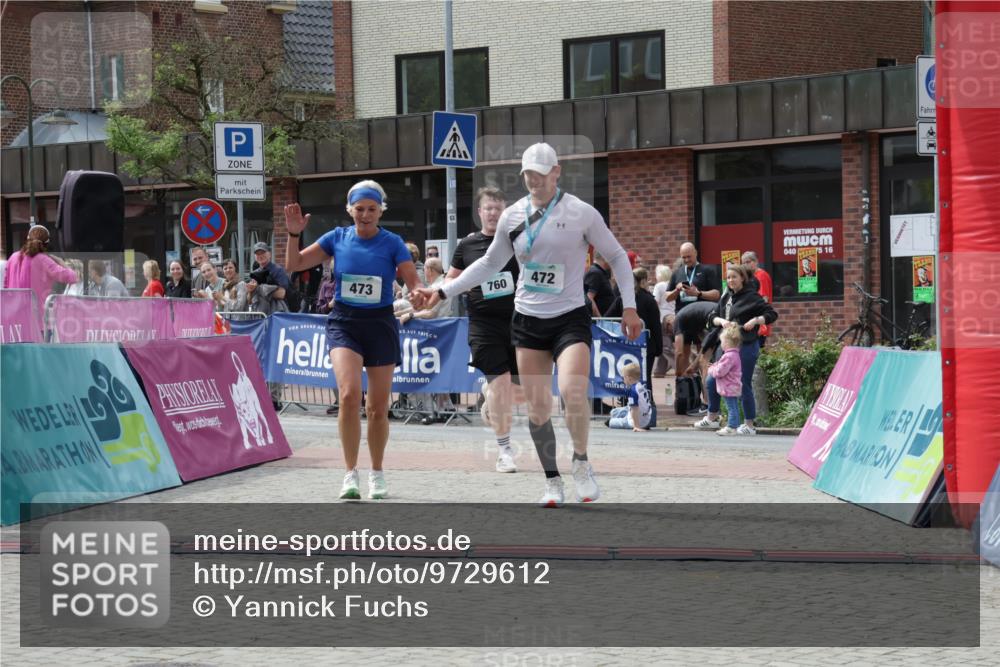 10.05.2026 - 8. Wedeler Halbmarathon Yannick Fuchs http://msf.ph/oto/9729612 10.05.2026 12:15:33 Ziel 473, 760 meine-sportfotos.de