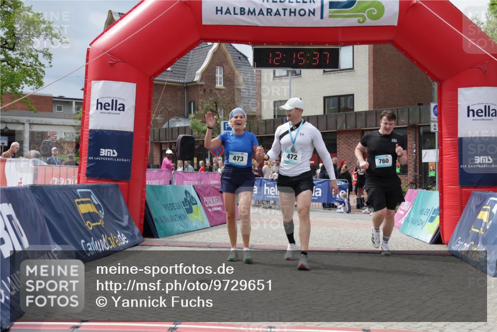 10.05.2026 - 8. Wedeler Halbmarathon Yannick Fuchs http://msf.ph/oto/9729651 10.05.2026 12:15:35 Ziel 473, 760 meine-sportfotos.de