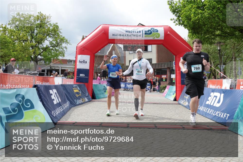 10.05.2026 - 8. Wedeler Halbmarathon Yannick Fuchs http://msf.ph/oto/9729684 10.05.2026 12:15:37 Ziel 473, 760 meine-sportfotos.de