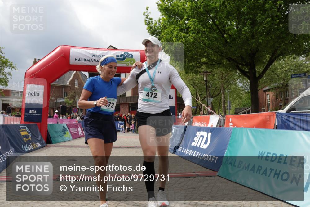 10.05.2026 - 8. Wedeler Halbmarathon Yannick Fuchs http://msf.ph/oto/9729731 10.05.2026 12:15:39 Ziel 473, 760 meine-sportfotos.de