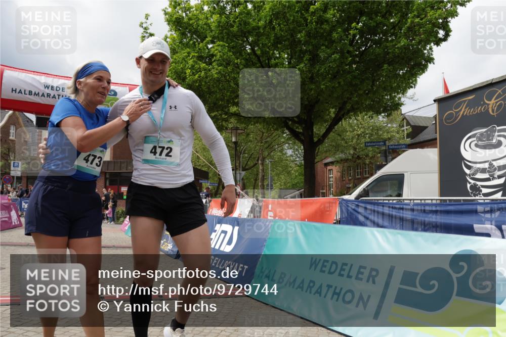10.05.2026 - 8. Wedeler Halbmarathon Yannick Fuchs http://msf.ph/oto/9729744 10.05.2026 12:15:40 Ziel 473, 760 meine-sportfotos.de