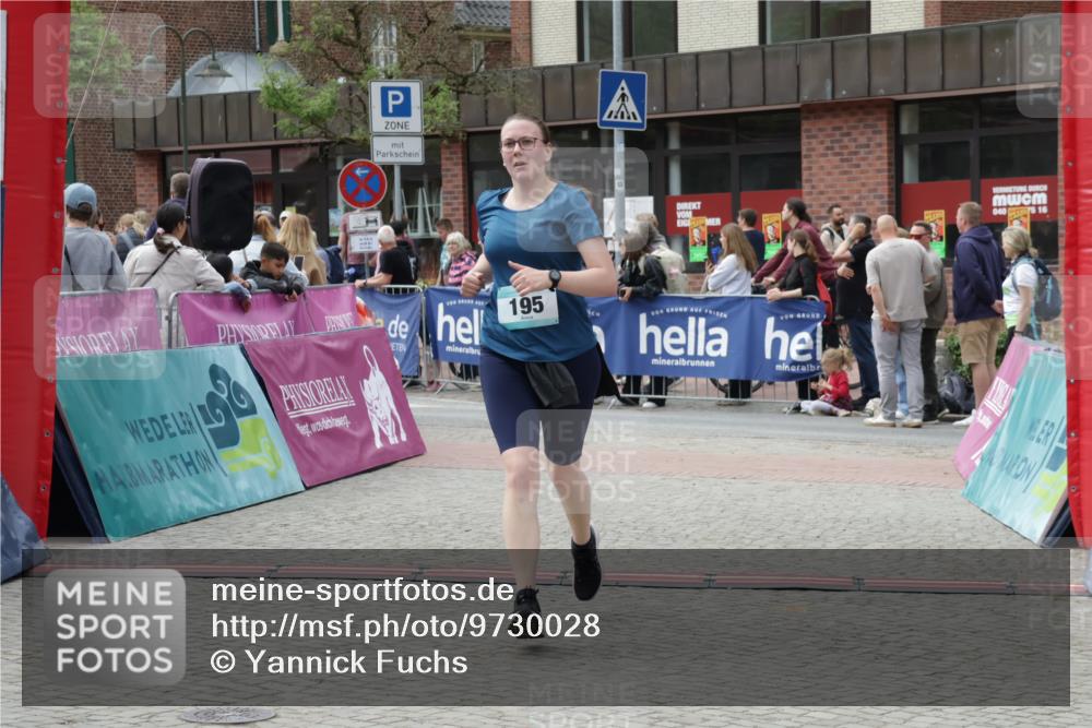 10.05.2026 - 8. Wedeler Halbmarathon Yannick Fuchs http://msf.ph/oto/9730028 10.05.2026 11:44:10 Ziel 195, 1016 meine-sportfotos.de