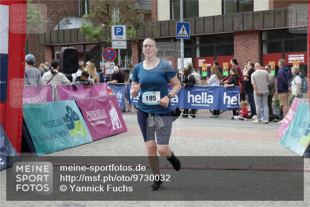 10.05.2026 - 8. Wedeler Halbmarathon Yannick Fuchs http://msf.ph/oto/9730032 10.05.2026 11:44:10 Ziel 195, 1016 meine-sportfotos.de