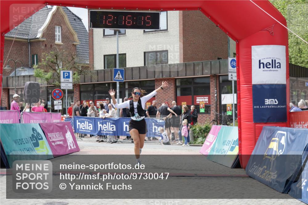 10.05.2026 - 8. Wedeler Halbmarathon Yannick Fuchs http://msf.ph/oto/9730047 10.05.2026 12:16:13 Ziel 57, 102, 951, 953 meine-sportfotos.de
