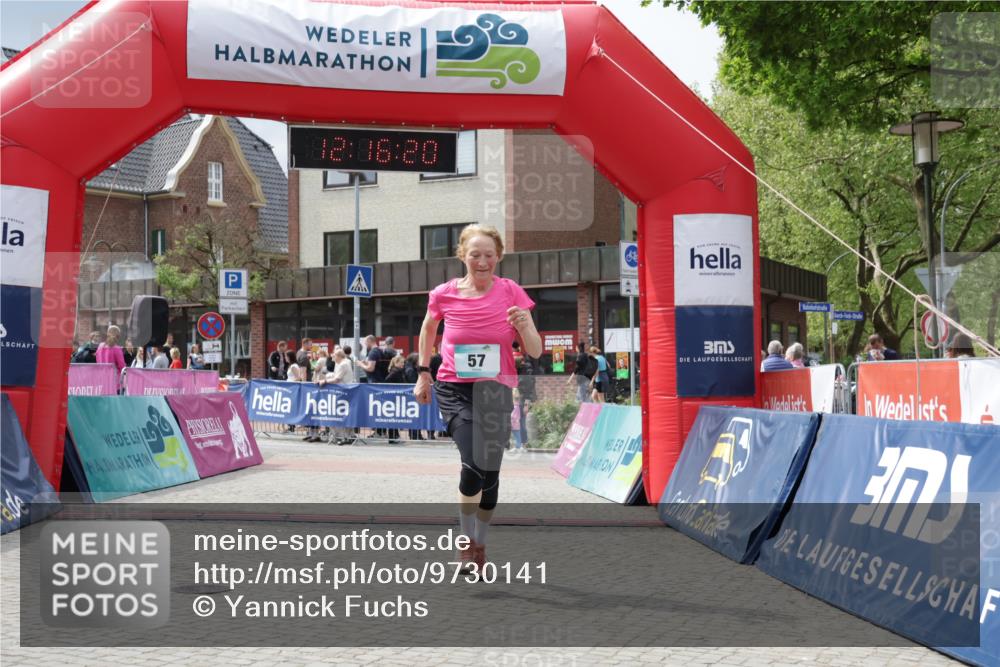 10.05.2026 - 8. Wedeler Halbmarathon Yannick Fuchs http://msf.ph/oto/9730141 10.05.2026 12:16:18 Ziel 57, 102 meine-sportfotos.de