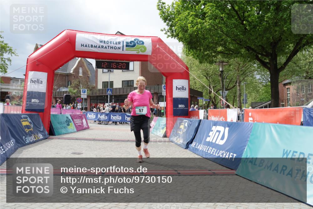 10.05.2026 - 8. Wedeler Halbmarathon Yannick Fuchs http://msf.ph/oto/9730150 10.05.2026 12:16:18 Ziel 57, 102 meine-sportfotos.de
