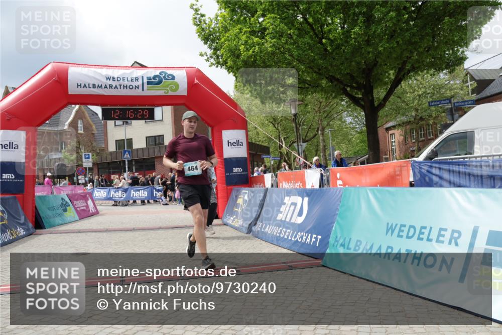 10.05.2026 - 8. Wedeler Halbmarathon Yannick Fuchs http://msf.ph/oto/9730240 10.05.2026 12:16:27 Ziel 464 meine-sportfotos.de