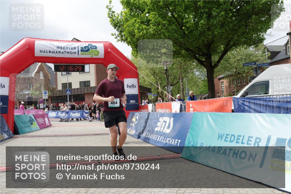 10.05.2026 - 8. Wedeler Halbmarathon Yannick Fuchs http://msf.ph/oto/9730244 10.05.2026 12:16:27 Ziel 464 meine-sportfotos.de