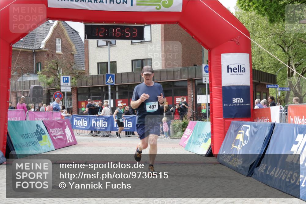 10.05.2026 - 8. Wedeler Halbmarathon Yannick Fuchs http://msf.ph/oto/9730515 10.05.2026 12:16:51 Ziel 58, 260, 497, 822 meine-sportfotos.de