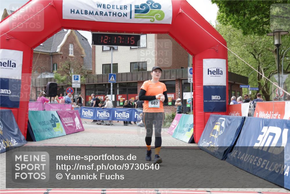 10.05.2026 - 8. Wedeler Halbmarathon Yannick Fuchs http://msf.ph/oto/9730540 10.05.2026 12:17:13 Ziel 687 meine-sportfotos.de
