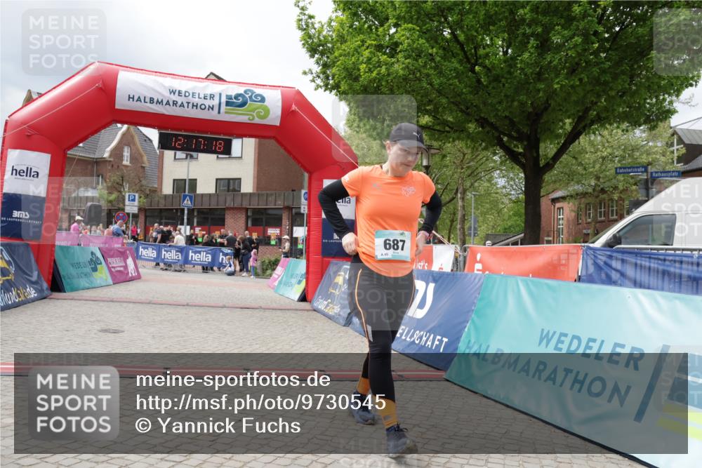 10.05.2026 - 8. Wedeler Halbmarathon Yannick Fuchs http://msf.ph/oto/9730545 10.05.2026 12:17:16 Ziel 687 meine-sportfotos.de