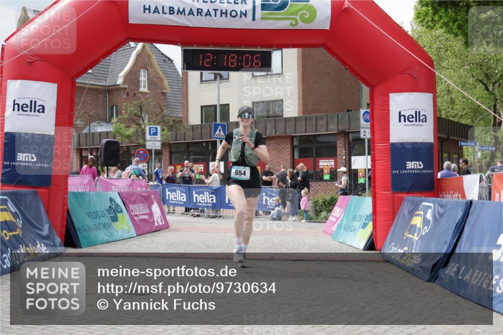 10.05.2026 - 8. Wedeler Halbmarathon Yannick Fuchs http://msf.ph/oto/9730634 10.05.2026 12:18:04 Ziel 554 meine-sportfotos.de