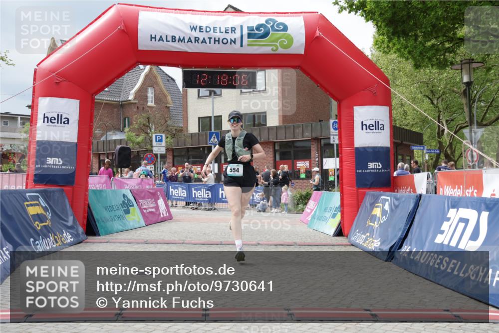 10.05.2026 - 8. Wedeler Halbmarathon Yannick Fuchs http://msf.ph/oto/9730641 10.05.2026 12:18:04 Ziel 554 meine-sportfotos.de