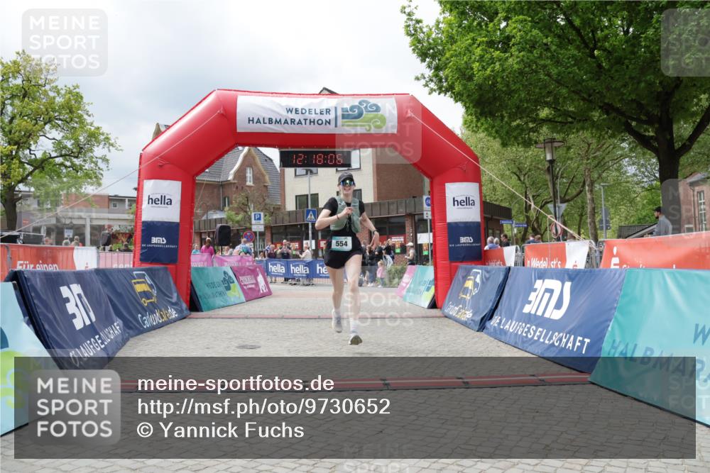 10.05.2026 - 8. Wedeler Halbmarathon Yannick Fuchs http://msf.ph/oto/9730652 10.05.2026 12:18:04 Ziel 554 meine-sportfotos.de