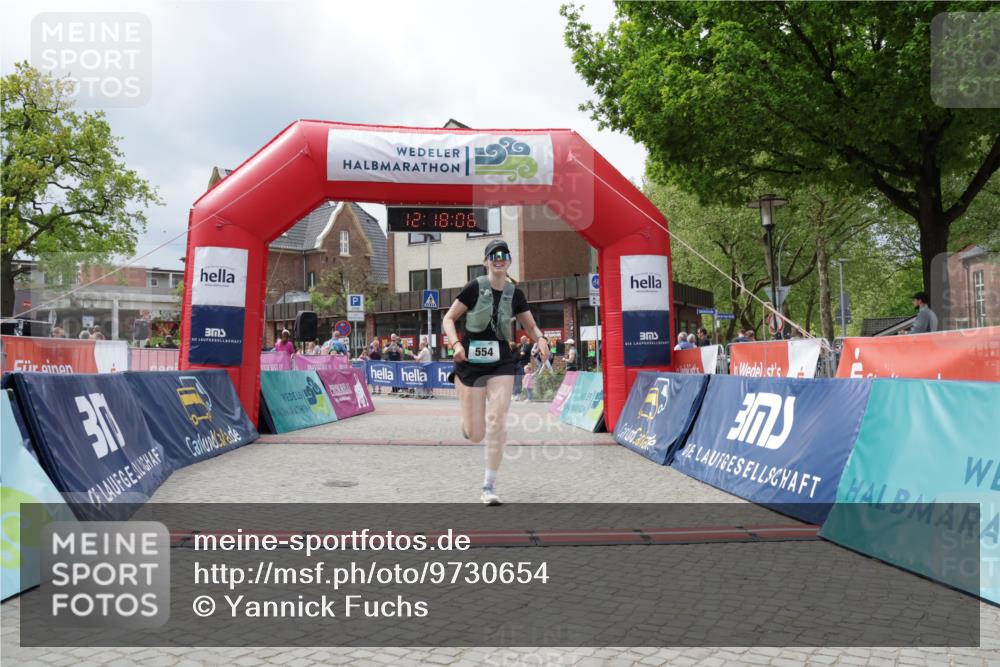 10.05.2026 - 8. Wedeler Halbmarathon Yannick Fuchs http://msf.ph/oto/9730654 10.05.2026 12:18:04 Ziel 554 meine-sportfotos.de