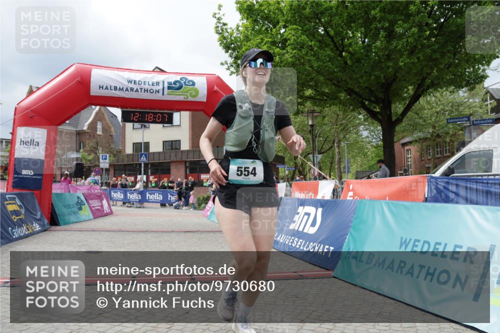 10.05.2026 - 8. Wedeler Halbmarathon Yannick Fuchs http://msf.ph/oto/9730680 10.05.2026 12:18:05 Ziel 554, 685 meine-sportfotos.de