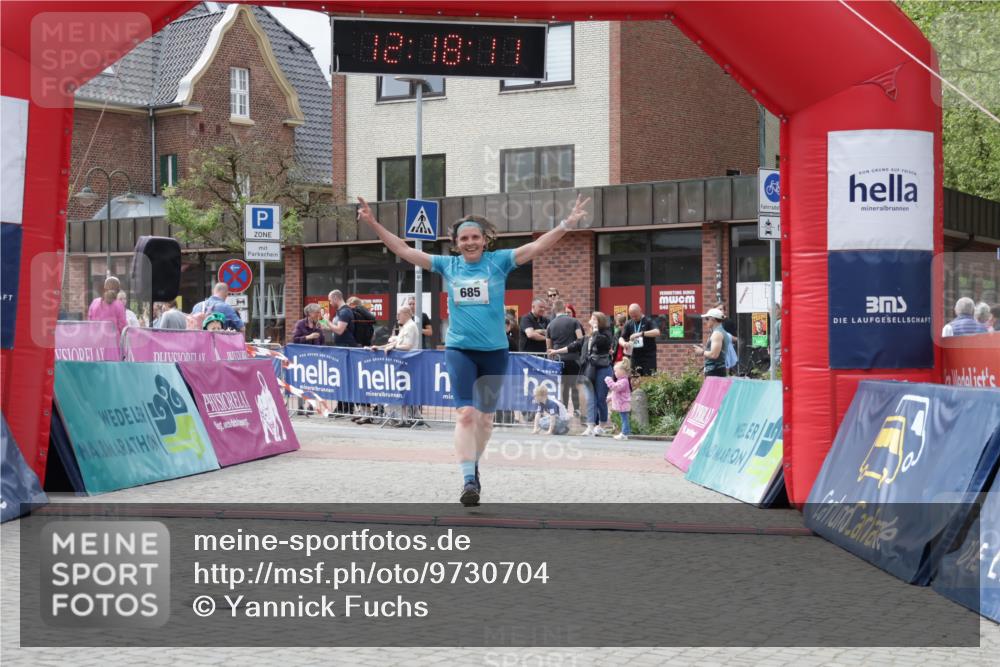 10.05.2026 - 8. Wedeler Halbmarathon Yannick Fuchs http://msf.ph/oto/9730704 10.05.2026 12:18:09 Ziel 554, 685 meine-sportfotos.de