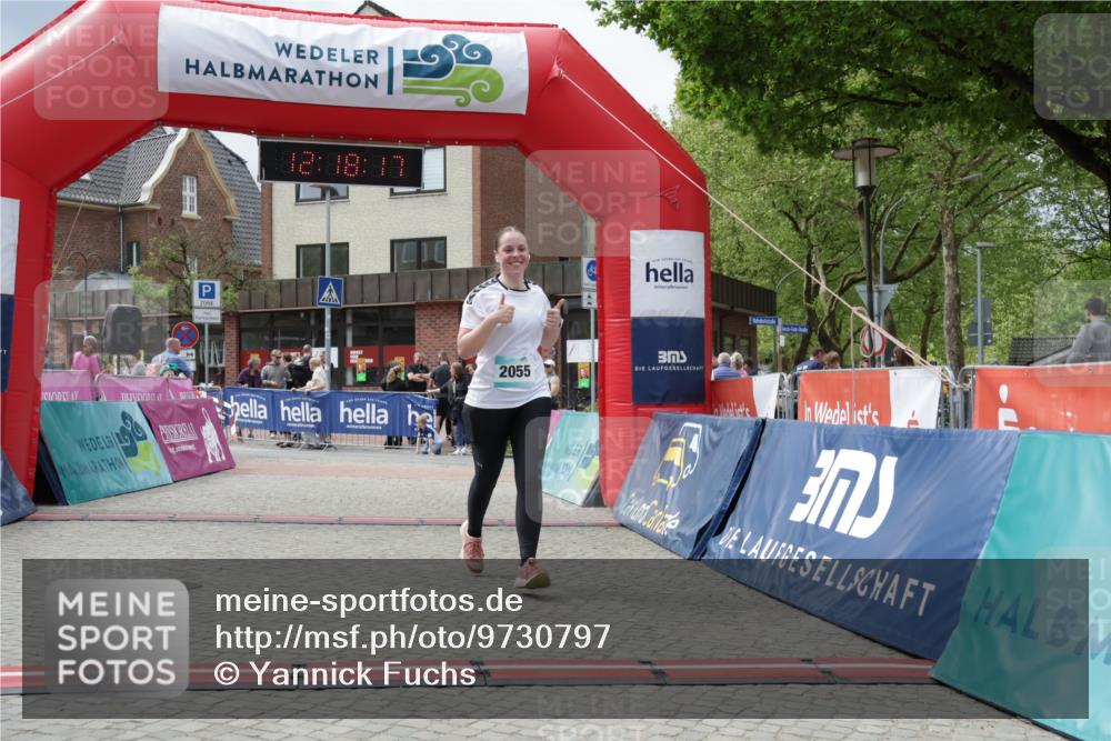 10.05.2026 - 8. Wedeler Halbmarathon Yannick Fuchs http://msf.ph/oto/9730797 10.05.2026 12:18:15 Ziel 685, 2055 meine-sportfotos.de