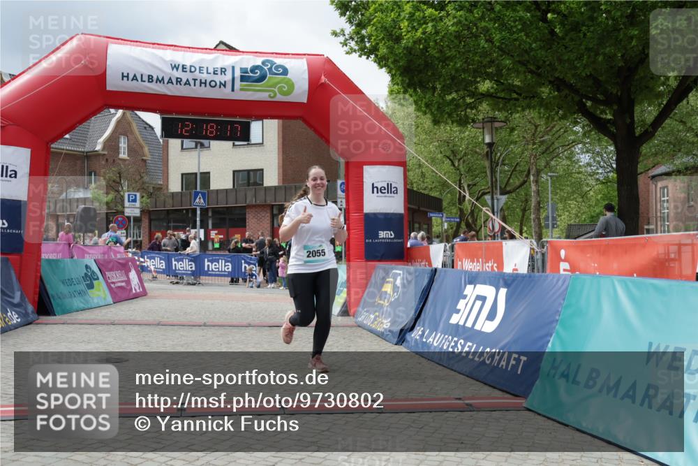 10.05.2026 - 8. Wedeler Halbmarathon Yannick Fuchs http://msf.ph/oto/9730802 10.05.2026 12:18:15 Ziel 685, 2055 meine-sportfotos.de