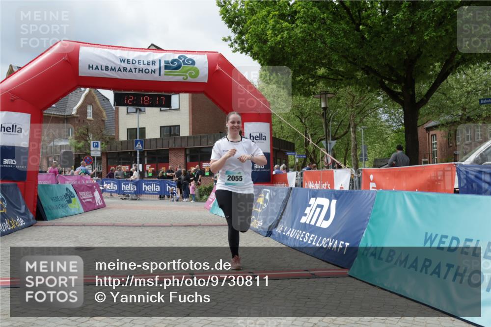 10.05.2026 - 8. Wedeler Halbmarathon Yannick Fuchs http://msf.ph/oto/9730811 10.05.2026 12:18:15 Ziel 685, 2055 meine-sportfotos.de