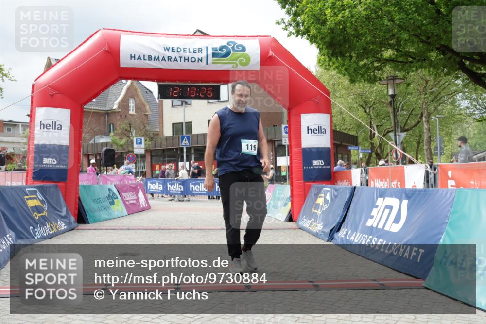 10.05.2026 - 8. Wedeler Halbmarathon Yannick Fuchs http://msf.ph/oto/9730884 10.05.2026 12:18:24 Ziel 119 meine-sportfotos.de