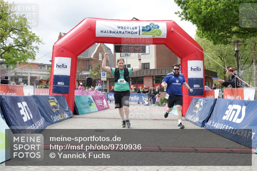 10.05.2026 - 8. Wedeler Halbmarathon Yannick Fuchs http://msf.ph/oto/9730936 10.05.2026 12:18:43 Ziel 382, 977 meine-sportfotos.de