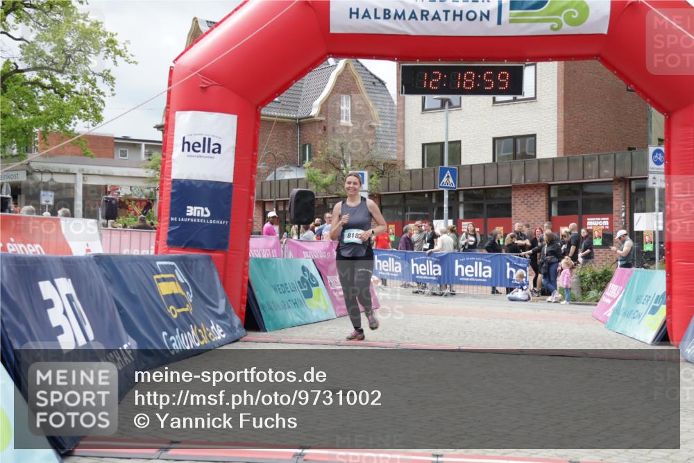 10.05.2026 - 8. Wedeler Halbmarathon Yannick Fuchs http://msf.ph/oto/9731002 10.05.2026 12:18:57 Ziel 3, 818 meine-sportfotos.de
