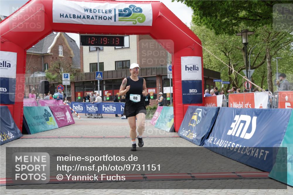 10.05.2026 - 8. Wedeler Halbmarathon Yannick Fuchs http://msf.ph/oto/9731151 10.05.2026 12:19:11 Ziel 88 meine-sportfotos.de