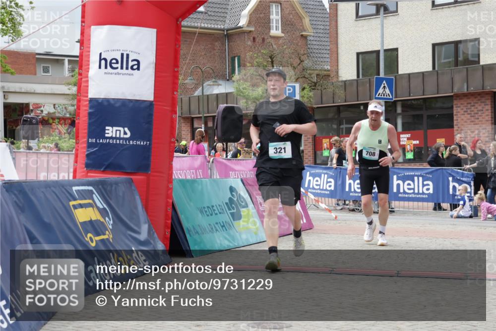 10.05.2026 - 8. Wedeler Halbmarathon Yannick Fuchs http://msf.ph/oto/9731229 10.05.2026 12:19:25 Ziel 321, 708 meine-sportfotos.de