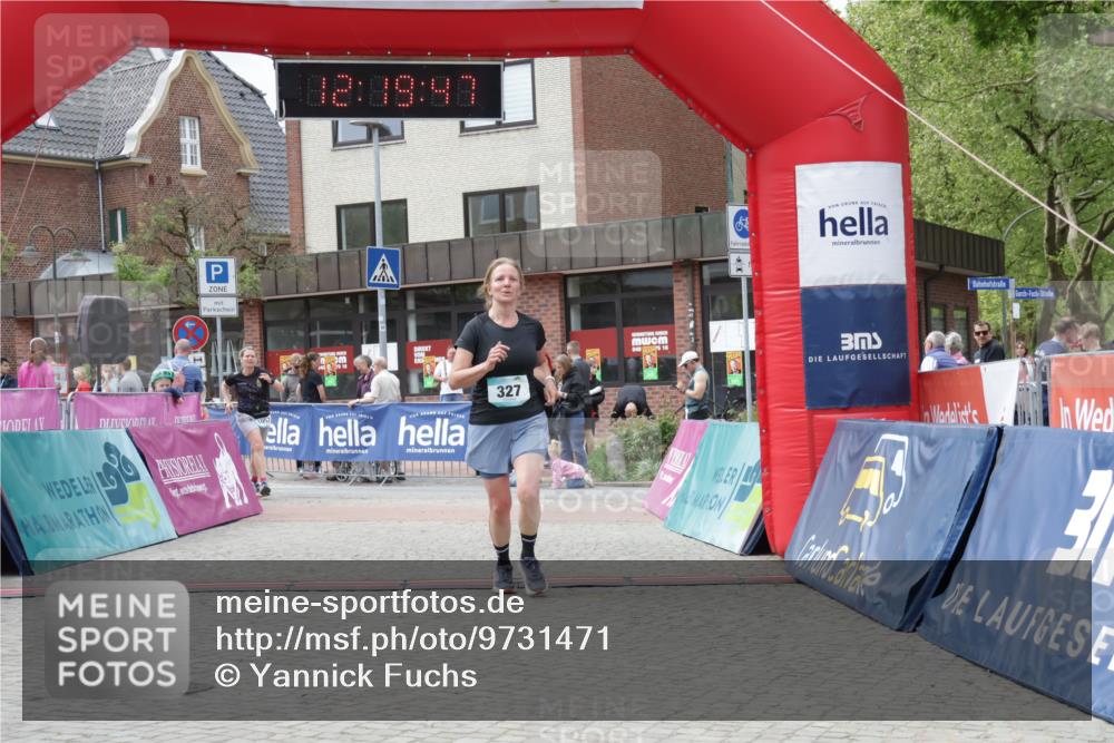 10.05.2026 - 8. Wedeler Halbmarathon Yannick Fuchs http://msf.ph/oto/9731471 10.05.2026 12:19:45 Ziel 327, 1057 meine-sportfotos.de