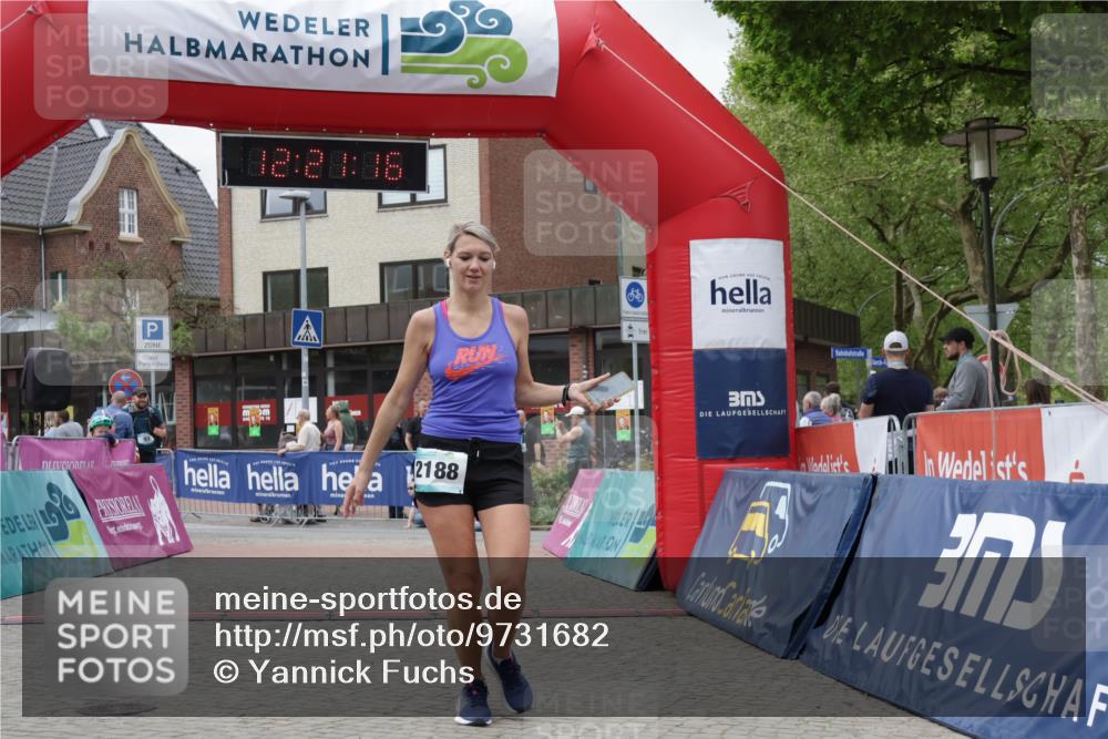 10.05.2026 - 8. Wedeler Halbmarathon Yannick Fuchs http://msf.ph/oto/9731682 10.05.2026 12:21:14 Ziel 93, 2188 meine-sportfotos.de