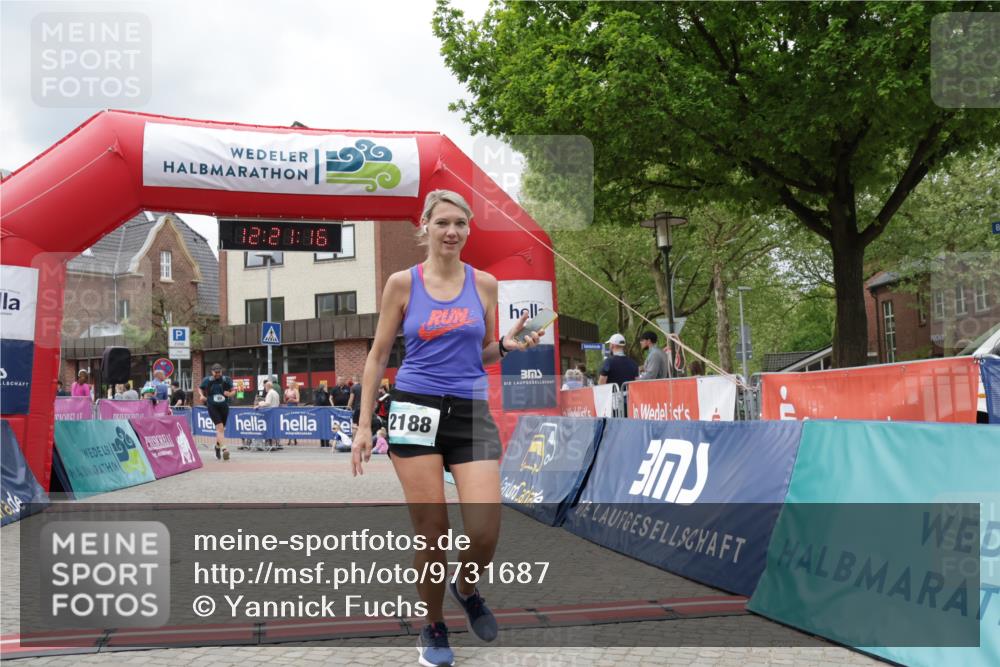 10.05.2026 - 8. Wedeler Halbmarathon Yannick Fuchs http://msf.ph/oto/9731687 10.05.2026 12:21:14 Ziel 93, 2188 meine-sportfotos.de
